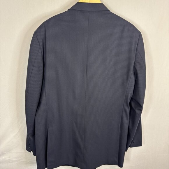 Brooks Brothers 346 Regent Fit Navy Pinstripe Blazer 46L Tall Sports Coat - Picture 2 of 12
